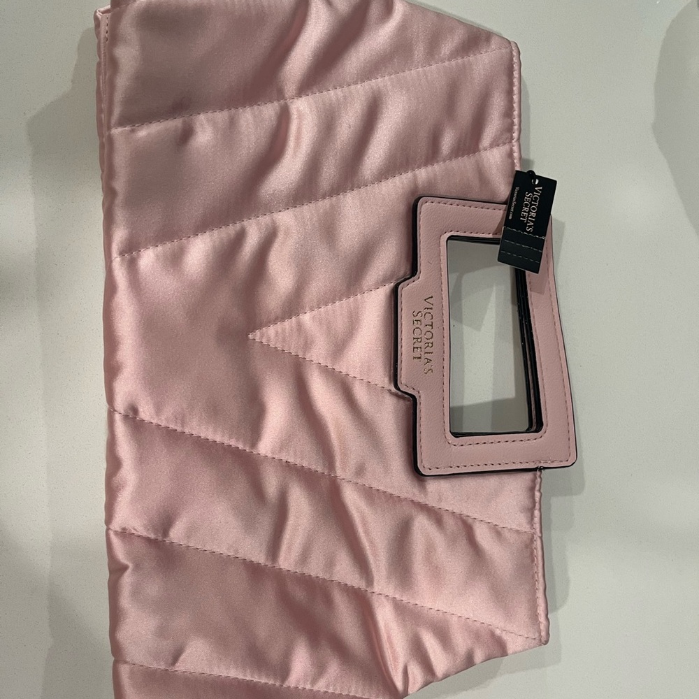 Victoria's Secret Pink Satin Clutch